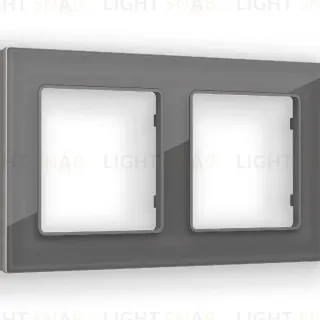 Рамка двухместная Ambrella Volt Platos AF330652
