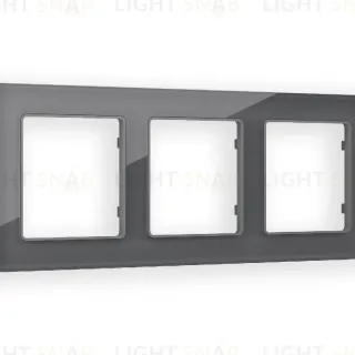 Рамка трехместная Ambrella Volt Platos AF330653