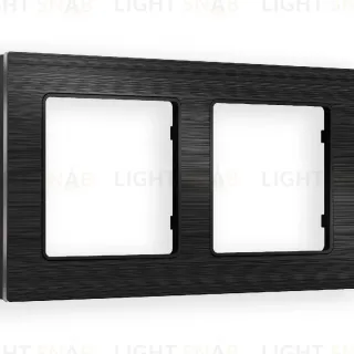 Рамка двухместная Ambrella Volt Platos AF550502