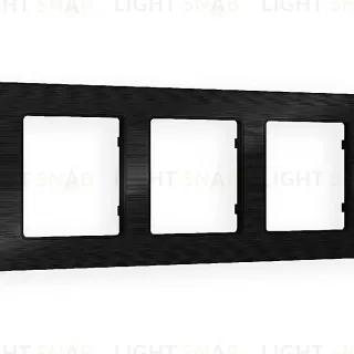Рамка трехместная Ambrella Volt Platos AF550503