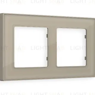 Рамка двухместная Ambrella Volt Arctic AF580362