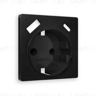 Лицевая панель для розетки с/з со шторками 2USB A+C Ambrella Volt Alfa AP8100
