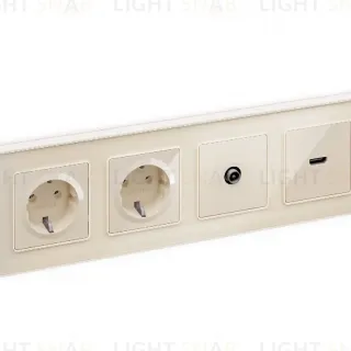 Комплект механизма TV розетки проходной 5-1000 MHz 4dB Ambrella Volt Alfa MA313030