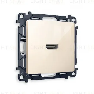 Комплект механизма розетки HDMI 2.0 40V/500mA 2.0GHz 5-18Gbit/s Ambrella Volt Alfa MA314010