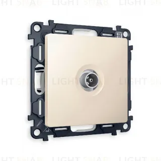 Комплект механизма TV розетки оконечной 50-870 MHz 1dB Ambrella Volt Alfa MA333010