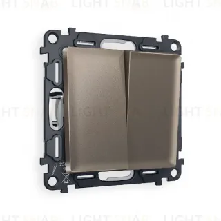 Комплект механизма 2-кл выключателя Ambrella Volt Alfa MA633010