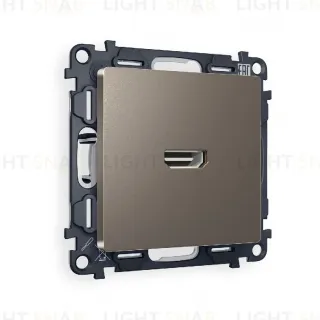 Комплект механизма розетки HDMI 2.0 40V/500mA 2.0GHz 5-18Gbit/s Ambrella Volt Alfa MA644010