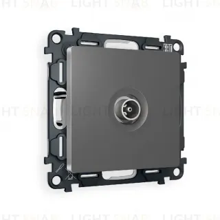 Комплект механизма TV розетки проходной 5-1000 MHz 4dB Ambrella Volt Alfa MA663030