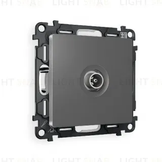 Комплект механизма TV розетки оконечной 50-870 MHz 1dB Ambrella Volt Alfa MA663010