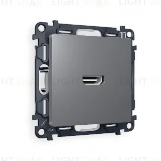 Комплект механизма розетки HDMI 2.0 40V/500mA 2.0GHz 5-18Gbit/s Ambrella Volt Alfa MA664010