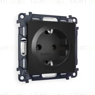 Комплект механизма розетки с/з на винтовых зажимах Ambrella Volt Alfa MA806010