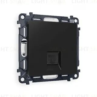 Комплект механизма компьютерной розетки RJ-45(8P8C) CAT6 со шторкой Ambrella Volt Alfa MA812010