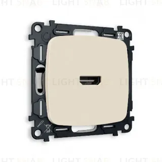 Комплект механизма розетки HDMI 2.0 40V/500MO 2.0GHz 5-18Gbit/s Ambrella Volt Omega MO334010