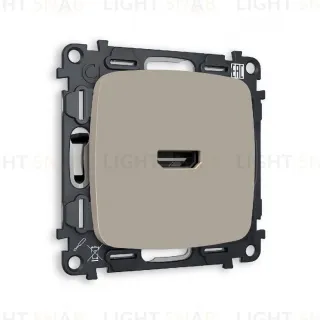 Комплект механизма розетки HDMI 2.0 40V/500MO 2.0GHz 5-18Gbit/s Ambrella Volt Omega MO374010