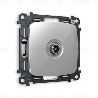 Комплект механизма TV розетки проходной 5-1000 MHz 4dB Ambrella Volt Omega MO413030