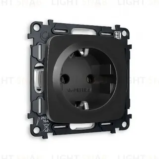 Комплект механизма розетки с/з на винтовых зажимах Ambrella Volt Omega MO806010