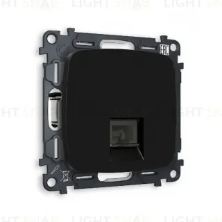 Комплект механизма компьютерной розетки RJ-45(8P8C) CAT6 со шторкой Ambrella Volt Omega MO812010