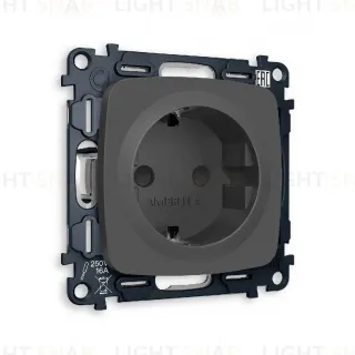 Комплект механизма розетки с/з со шторками Ambrella Volt Omega MO907010