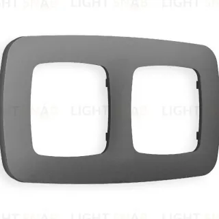 Рамка двухместная Ambrella Volt Ecta OF140652