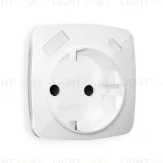Лицевая панель для розетки с/з со шторками 2USB A+C Ambrella Volt Omega OP1100