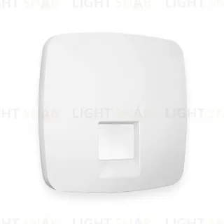 Лицевая панель для компьютерной/телефонной розетки RJ-45/RJ-11 Ambrella Volt Omega OP1320