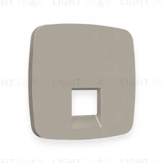 Лицевая панель для компьютерной/телефонной розетки RJ-45/RJ-11 Ambrella Volt Omega OP3720