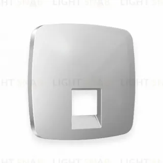 Лицевая панель для компьютерной/телефонной розетки RJ-45/RJ-11 Ambrella Volt Omega OP4120