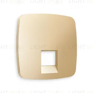 Лицевая панель для компьютерной/телефонной розетки RJ-45/RJ-11 Ambrella Volt Omega OP6120