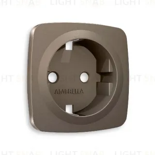 Лицевая панель для розетки с/з Ambrella Volt Omega OP6360