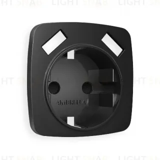 Лицевая панель для розетки с/з со шторками 2USB A+A Ambrella Volt Omega OP8090