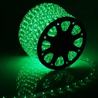 Светодиодный дюралайт Laitcom (LTC) 220В 36 LED/м 2,4 Вт/м Зеленый 100м IP65 F3-H1-220V-G