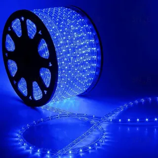 Светодиодный дюралайт Laitcom (LTC) 220В 36 LED/м 2,4 Вт/м Синий 100м IP65 F3-H1-220V-B