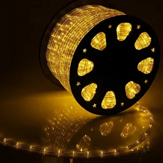 Светодиодный дюралайт Laitcom (LTC) 220В 36 LED/м 2,4 Вт/м Желтый 100м IP65 F3-H1-220V-Y