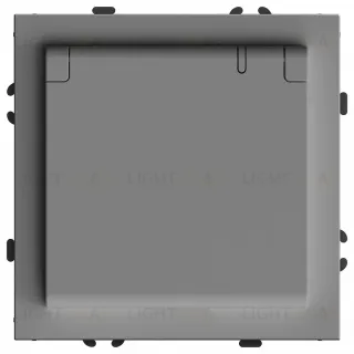 Розетка 1-местная с крышкой и защитными шторками Stekker Эмили RST16-5113-10 49956