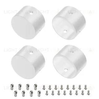 Заглушка Arlight WPH-FLEX-D22-360deg WHITE ALU глухая 049939