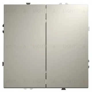 Выключатель с самовозвратом двухклавишный Voltum S70 VLS020603 (кашемир)