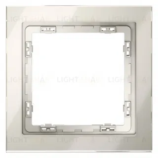 Рамка на 1 пост Voltum S70 VLS110103 (кашемир, стекло)