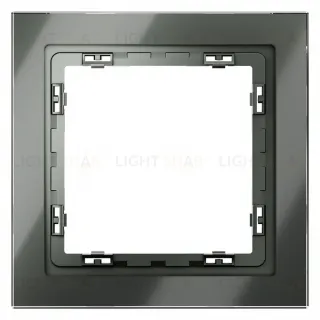 Рамка на 1 пост Voltum S70 VLS110106 (титан, стекло)