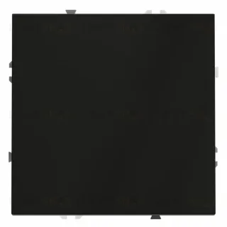 Выключатель одноклавишный Voltum S70 VLS010108 (черный матовый)