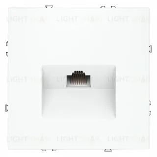 Розетка компьютерная Voltum S70 VLS060102 (белый матовый)
