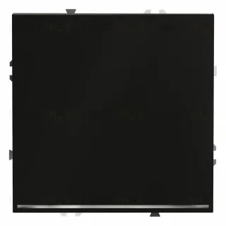 Проходной переключатель одноклавишный с подсветкой Voltum S70 VLS010408 (черный матовый)