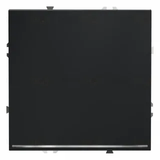 Проходной переключатель одноклавишный с подсветкой Voltum S70 VLS010407 (графит)