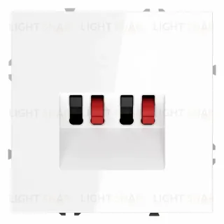 Розетка акустическая Voltum S70 VLS060301 (белый глянцевый)