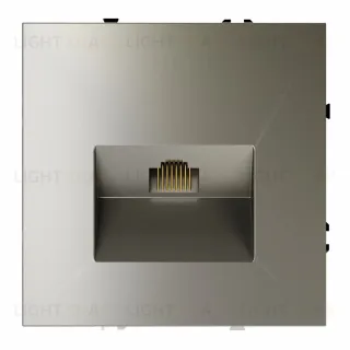 Розетка компьютерная Voltum S70 VLS060104 (шелк)