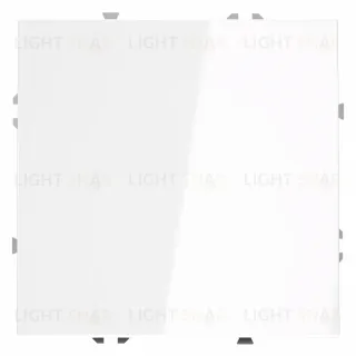 Проходной переключатель одноклавишный Voltum S70 VLS010301 (белый глянцевый)