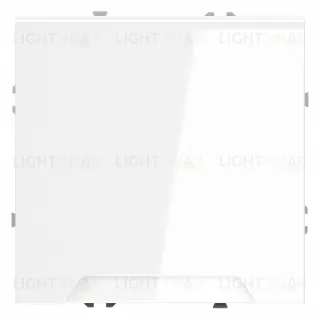 Розетка с защитными шторками и крышкой Voltum S70 VLS040301 (белый глянцевый)
