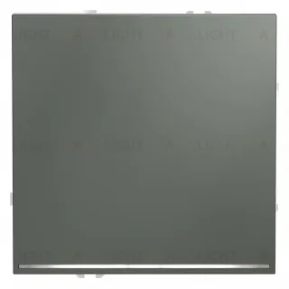 Проходной переключатель одноклавишный с подсветкой Voltum S70 VLS010406 (титан)