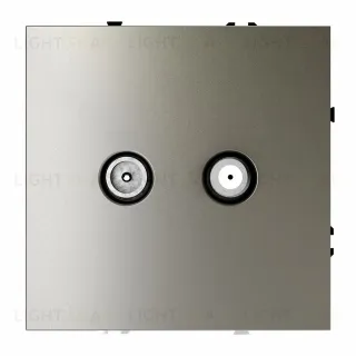 Розетка телевизионная Voltum S70 VLS060404 (шелк)