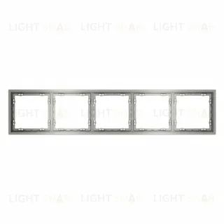 Рамка на 5 постов Voltum S70 VLS100505 (сталь)