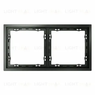 Рамка на 2 поста Voltum S70 VLS100206 (титан)